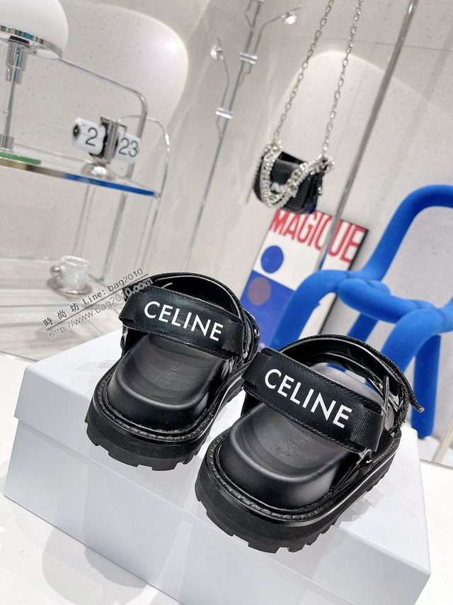 Celine專櫃女鞋 賽琳2022vs春季種草最新爆款凱旋門沙灘涼鞋 dx2655